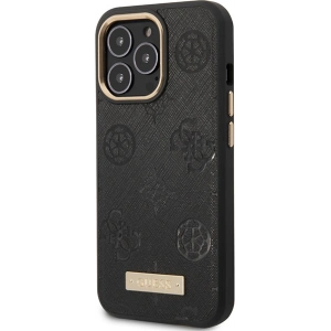Kup Etui Guess GUHMP14XSAPSTK Apple iPhone 14 Pro Max černý/black hardcase Peony Logo Plate MagSafe - GUE2646 - {ean13} - Sklep Home Screen