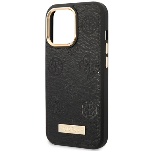 Kup Etui Guess GUHMP14XSAPSTK Apple iPhone 14 Pro Max černý/black hardcase Peony Logo Plate MagSafe - GUE2646 - {ean13} - Sklep Home Screen