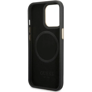 Kup Etui Guess GUHMP14XSAPSTK Apple iPhone 14 Pro Max černý/black hardcase Peony Logo Plate MagSafe - GUE2646 - {ean13} - Sklep Home Screen