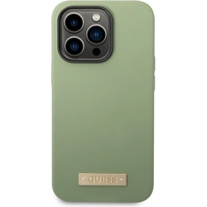 Kup Etui Guess GUHMP14XSBPLA Apple iPhone 14 Pro Max zelený/khaki tvrdý kryt silikonová deska MagSafe - GUE2647 - {ean13} - Sklep Home Screen