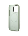 Kup Guess Apple Tasche GUHMP14XSBPLA iPhone 14 Pro Max grün/khaki Hartschalenetui Silikon Logo Platte MagSafe - GUE2647 - {ean13} - Sklep Home Screen