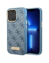Etui Guess GUHMP14XU4GPRB Apple iPhone 14 Pro Max modrý/blue hard case 4G Logo Plate MagSafe