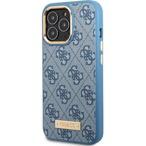 Kup Etui Guess GUHMP14XU4GPRB Apple iPhone 14 Pro Max modrý/blue hard case 4G Logo Plate MagSafe - GUE2648 - {ean13} - Sklep Home Screen
