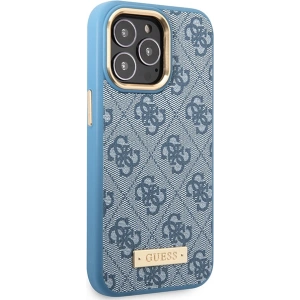 Kup Etui Guess GUHMP14XU4GPRB Apple iPhone 14 Pro Max modrý/blue hard case 4G Logo Plate MagSafe - GUE2648 - {ean13} - Sklep Home Screen
