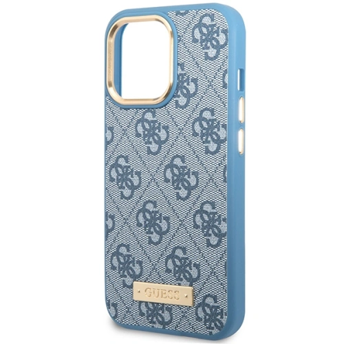 Kup Etui Guess GUHMP14XU4GPRB Apple iPhone 14 Pro Max modrý/blue hard case 4G Logo Plate MagSafe - GUE2648 - {ean13} - Sklep Home Screen