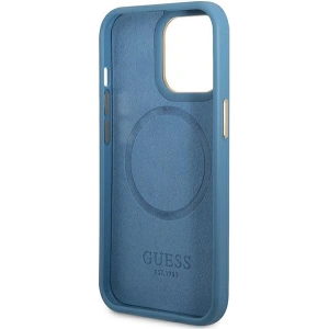 Kup Etui Guess GUHMP14XU4GPRB Apple iPhone 14 Pro Max niebieski/blue hard case 4G Logo Plate MagSafe - GUE2648 - {ean13} - Sklep Home Screen