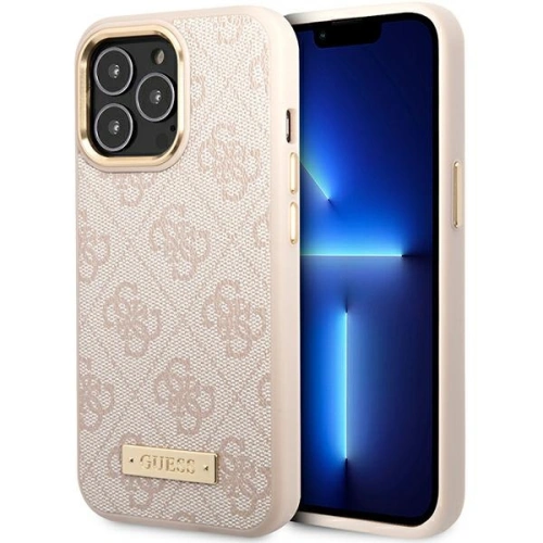 Kup Etui Guess GUHMP14XU4GPRP Apple iPhone 14 Pro Max rózsaszín/pink kemény tok 4G Logólemez MagSafe - GUE2649 - {ean13} - Sklep Home Screen