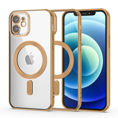 Kup Tech-Protect Apple Tasche Magshine MagSafe iPhone 12 Gold - THP2066 - {ean13} - Sklep Home Screen