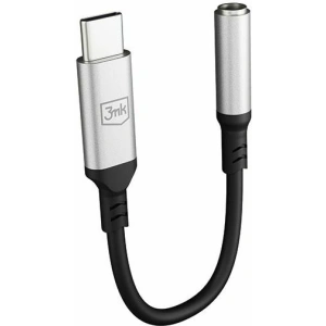 Kup 3MK Adaptor audio USB-C/mini jack 3,5 mm negru/negru - 3MK4950 - {ean13} - Sklep Home Screen