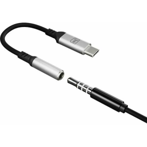 Kup 3MK Audio-Adapter USB-C/Mini-Klinke 3,5 mm schwarz/schwarz - 3MK4950 - {ean13} - Sklep Home Screen