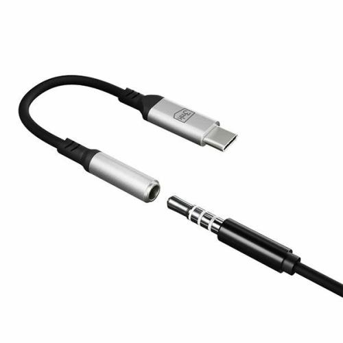 Kup 3MK Audio-Adapter USB-C/Mini-Klinke 3,5 mm schwarz/schwarz - 3MK4950 - {ean13} - Sklep Home Screen