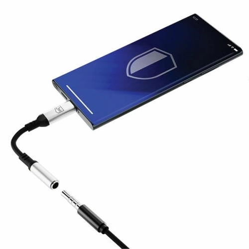 Kup 3MK Audio-Adapter USB-C/Mini-Klinke 3,5 mm schwarz/schwarz - 3MK4950 - {ean13} - Sklep Home Screen