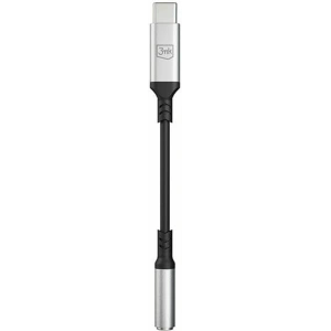 Kup 3MK Audio-Adapter USB-C/Mini-Klinke 3,5 mm schwarz/schwarz - 3MK4950 - {ean13} - Sklep Home Screen