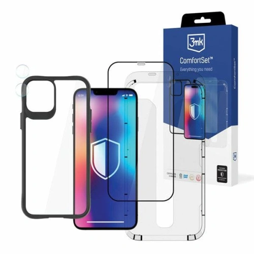 Kup 3MK Apple Case + Bildschirmglas + Kameraglas Set Comfort Set 4in1 iPhone 11/XR - 3MK4951 - {ean13} - Sklep Home Screen