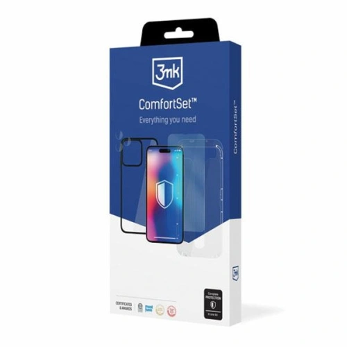 Kup 3MK Apple Case + Bildschirmglas + Kameraglas Set Comfort Set 4in1 iPhone 11/XR - 3MK4951 - {ean13} - Sklep Home Screen