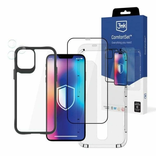 Buy 3MK Comfort Set 4in1 Case + Camera Glass + Screen Glass Apple iPhone 11 Pro Max - 3MK4953 - {ean13} - Home Screen Store Europe