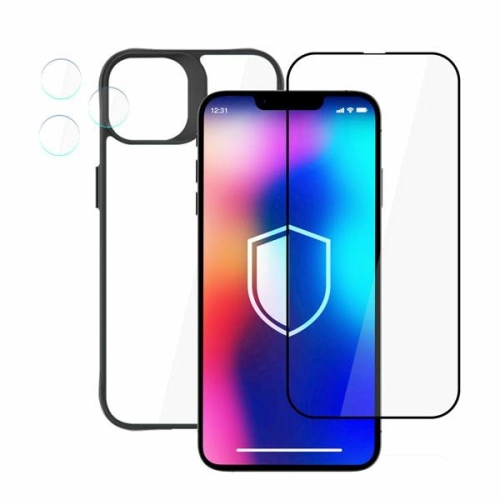Kup 3MK Apple Carcasă + sticlă pentru ecran + sticlă pentru cameră Set Comfort 4in1 iPhone 13 Pro Max - 3MK4959 - {ean13} - Sklep Home Screen