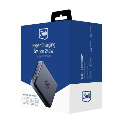 Kup Stanice nabíjení 3MK Hyper Charging Station 240W - 3MK4964 - {ean13} - Sklep Home Screen