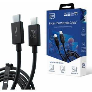 Kabel 3MK Hyper ThunderBolt USB-C/USB-C 1m 240W 5A