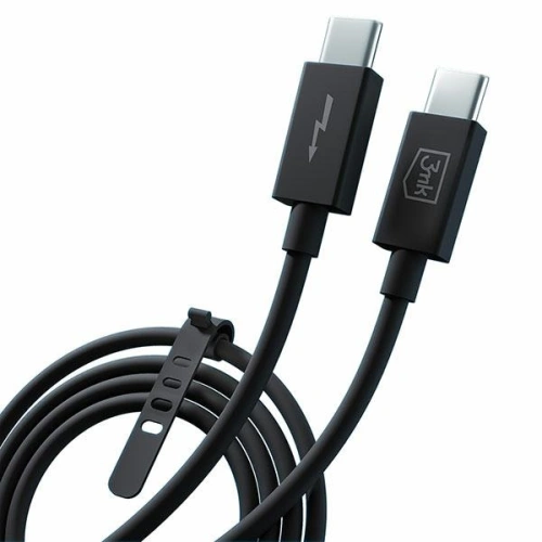 Kup Kabel 3MK Hyper ThunderBolt USB-C/USB-C 1m 240W 5A - 3MK4965 - {ean13} - Sklep Home Screen