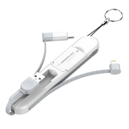 Kup LDNIO Kabel LC130 3in1 USB-A/USB-C - Lightning - microUSB 45cm - LDN465 - {ean13} - Sklep Home Screen