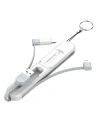 LDNIO Cablu LC130 3in1 USB-A/USB-C - Lightning - microUSB 45cm
