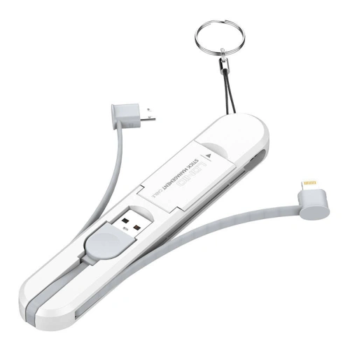 Kup LDNIO Kabel LC130 3in1 USB-A/USB-C - Lightning - microUSB 45cm - LDN465 - {ean13} - Sklep Home Screen