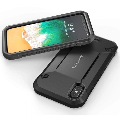 Kup Karcsú sportkarpánt Supcase Apple iPhone XS/X Fekete - SPC015BLK - {ean13} - Sklep Home Screen