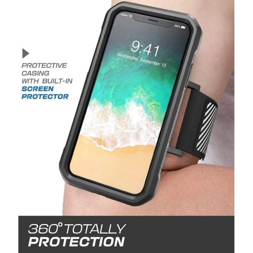 Kup Karcsú sportkarpánt Supcase Apple iPhone XS/X Fekete - SPC015BLK - {ean13} - Sklep Home Screen