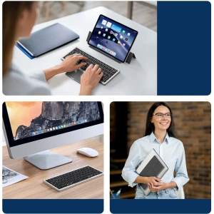 Kup Bezdrátová klávesnice Dux Ducis OK Series Bluetooth Touchpad černá - DDS1777 - {ean13} - Sklep Home Screen