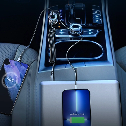 Kup Auto nabíječka Joyroom JR-CL08 3w1 1,6m 50W + Lightning kabel - JYR749 - {ean13} - Sklep Home Screen