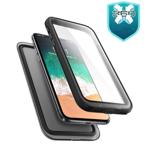 Kup Etui wodoszczelne Supcase IBLSN Aegis IP68 Apple iPhone XS/X Black - SPC016BLK - {ean13} - Sklep Home Screen