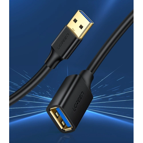 Buy UGREEN US129 Cable Extension USB-A 3.0/USB-A 3.0 2m black - UGR1647 - {ean13} - Home Screen Store Europe