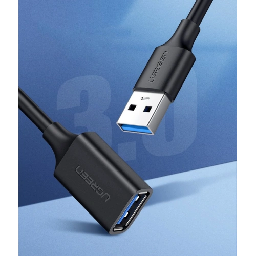 Kup Kabel przedłużacz UGREEN US129 USB-A 3.0/USB-A 3.0 2m czarny - UGR1647 - {ean13} - Sklep Home Screen