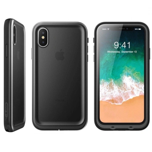 Kup Wasserdichte Hülle Supcase IBLSN Aegis IP68 Apple iPhone XS/X Schwarz - SPC016BLK - {ean13} - Sklep Home Screen