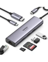 Kup UGREEN CM512 7-in-1 USB-C Hub/2xUSB 3.2 Gen 1/HDMI 4K 60Hz/ SD und TF Kartenleser/USB-C PD 100W/RJ45 1000Mbps (1Gbps) grau - UGR1648 - {ean13} - Sklep Home Screen