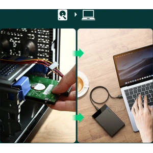 Kup Obudowa HDD/SSD 2,5 UGREEN US221 SATA 6TB USB-C 3.0 czarny - UGR1649 - {ean13} - Sklep Home Screen