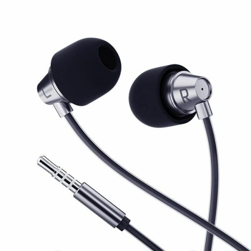 Kup Słuchawki 3MK Wired Earphones mini jack 3,5mm czarny/black - 3MK5007 - {ean13} - Sklep Home Screen