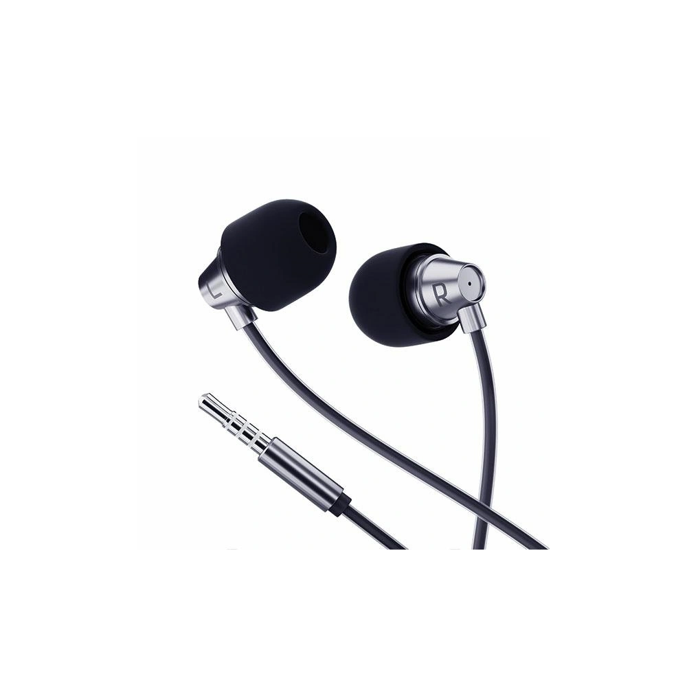 Słuchawki 3MK Wired Earphones mini jack 3,5mm czarny/black