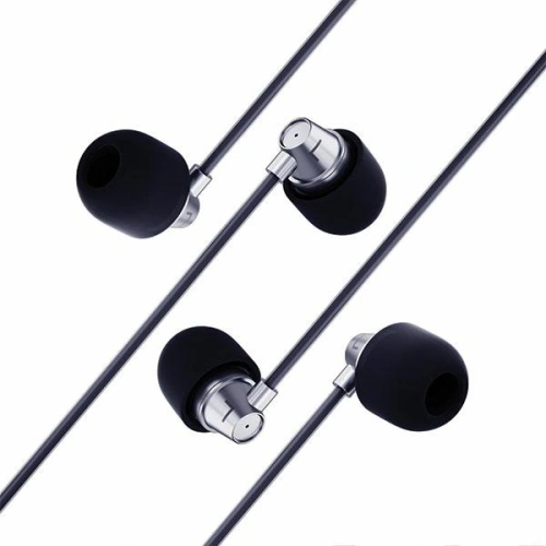 Kup Słuchawki 3MK Wired Earphones mini jack 3,5mm czarny/black - 3MK5007 - {ean13} - Sklep Home Screen