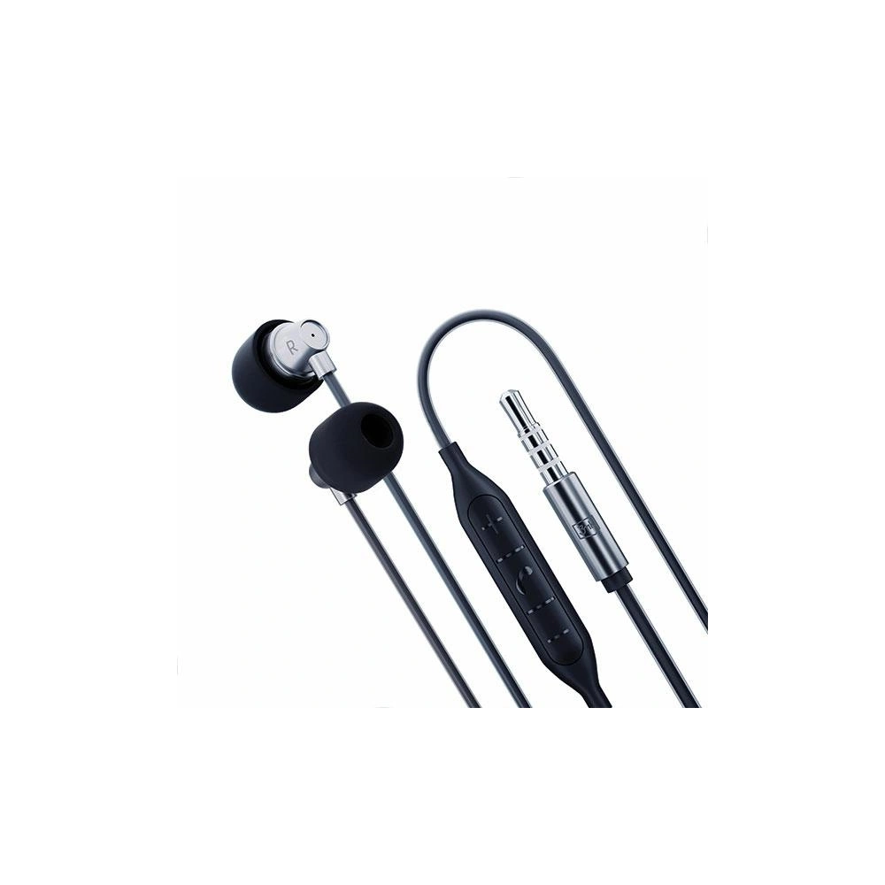 Słuchawki 3MK Wired Earphones mini jack 3,5mm czarny/black