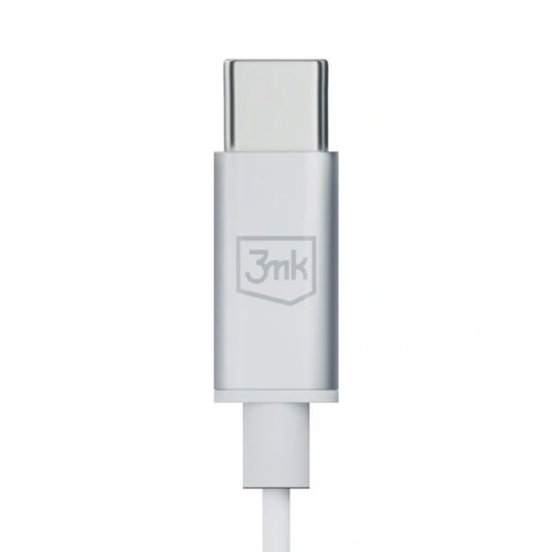 Kup Sluchátka 3MK Drátová sluchátka USB-C bílá/white - 3MK5008 - {ean13} - Sklep Home Screen