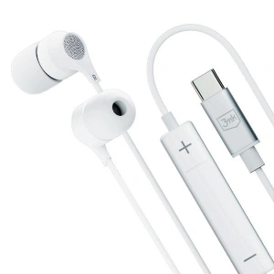 Buy 3MK Wired Earphones USB-C white - 3MK5008 - {ean13} - Home Screen Store Europe