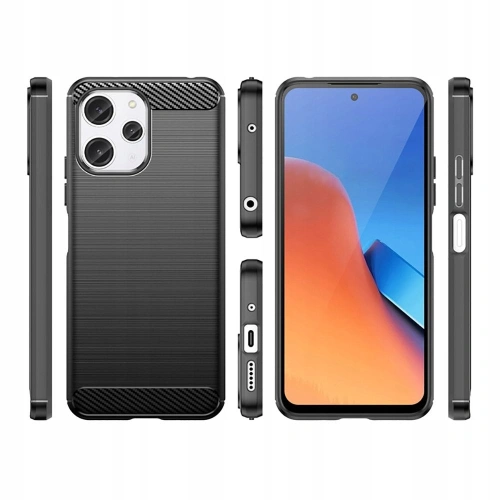 Buy Tech-Protect TPUCarbon Xiaomi Redmi 12 Black - THP2086 - {ean13} - Home Screen Store Europe