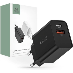 Kup Tech-Protect Netzwerk-Ladegerät NC30W 2-Port Netzwerk-Ladegerät PD 30W QC 3.0 Schwarz - THP2087 - {ean13} - Sklep Home Screen