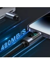 Kup Kabel Joyroom S-AL012A16 Lightning/USB-A 2.4A 1.2m LED display czarny - JYR750 - {ean13} - Sklep Home Screen