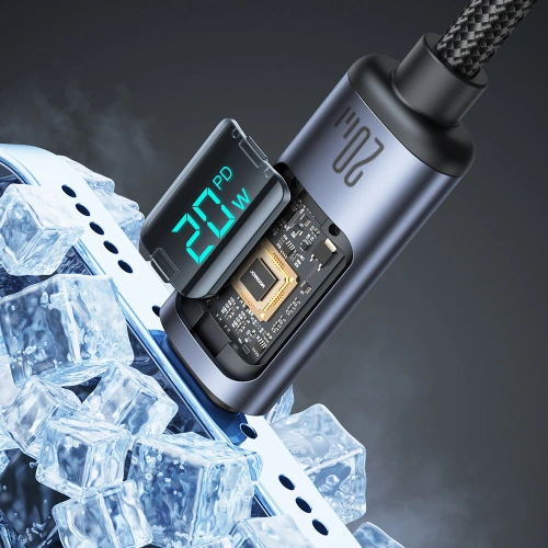 Kup Kábel Joyroom S-CL020A16 Lightning/USB-C 20W 1.2m LED kijelző fekete - JYR751 - {ean13} - Sklep Home Screen