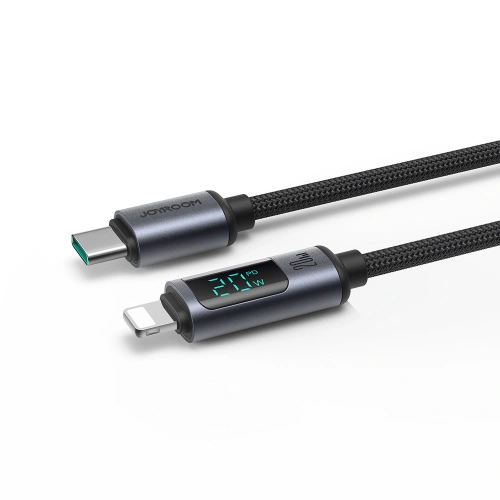 Kup Kabel Joyroom S-CL020A16 Lightning/USB-C 20W 1.2m LED display czarny - JYR751 - {ean13} - Sklep Home Screen