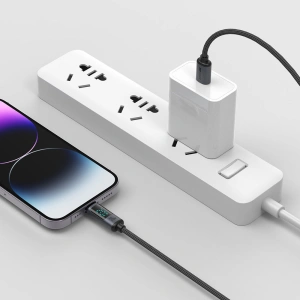 Joyroom 1.2m Kabel S-CL020A16 Lightning/USB-C 20W LED Anzeige schwarz