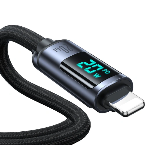 Kup Kabel Joyroom S-CL020A16 Lightning/USB-C 20W 1.2m LED display czarny - JYR751 - {ean13} - Sklep Home Screen